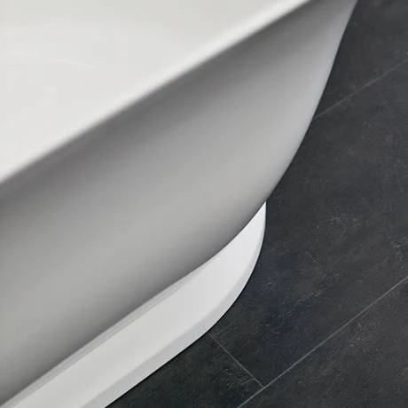 Clearwater Florenza 1828 x 864mm ClearStone Gloss White Bath | Natural Stone Baths 6 Clearwater Florenza 1828 x 864mm ClearStone Gloss White Bath | Natural Stone Baths - Image 4