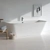 Clearwater Patinato Petite ClearStone Freestanding Bath 1524mm x 800mm - N3ACS | Natural Stone Bath -Deals Freestanding Baths Store N3ACS P