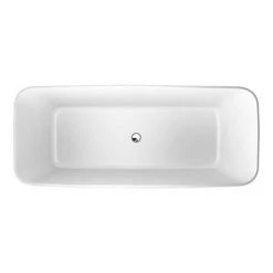 Clearwater Palermo Natural Stone Bath - Hand Polished White, 1790 x 750mm -Deals Freestanding Baths Store N5CCS d3 460