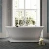 Old London Farringdon L1555 x W740mm Double Ended Freestanding Roll Top Bath - NBB004 2 Old London Farringdon L1555 x W740mm Double Ended Freestanding Roll Top Bath - NBB004 -Deals Freestanding Baths Store NBB004 P