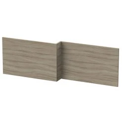 Hudson Reed Driftwood 1700 Square Shower Bath Front Panel - OFF273 | Premium Bath Panel for Modern Bathrooms