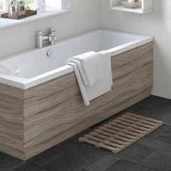Hudson Reed Driftwood 1700 Front Straight Bath Panel - OFF277 | Premium Bath Panels