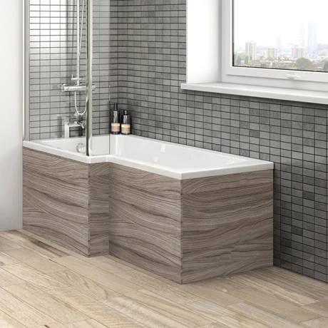 Hudson Reed Driftwood 700 Square Shower Bath End Panel - OFF279 | Premium Bath Panels 4 Hudson Reed Driftwood 700 Square Shower Bath End Panel - OFF279 | Premium Bath Panels - Image 2