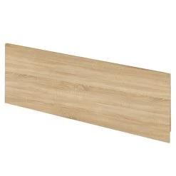 Hudson Reed Natural Oak 1700mm Front Straight Bath Panel - OFF377 | Premium Bath Panels