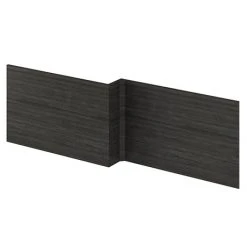 Hudson Reed Hacienda Black 1700 Square Shower Bath Front Panel - OFF673 | Premium Bath Panel