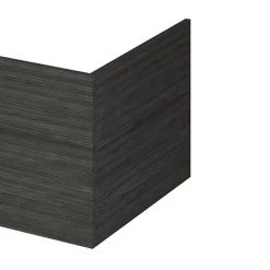 Hudson Reed Hacienda Black 700 Square Shower Bath End Panel - OFF679 | Premium Bath Panel
