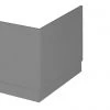 Hudson Reed Gloss Grey 700 End Straight Bath Panel - OFF970 | Premium Bath Panels -Deals Freestanding Baths Store OFF970 p1
