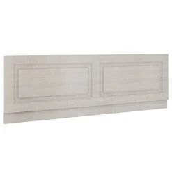York 1700mm Grey Traditional Front Bath Panel & Plinth - Victorian Plumbing