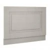 York 700mm Grey Traditional End Bath Panel & Plinth - Victorian Plumbing -Deals Freestanding Baths Store OLP211 np