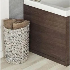 Hudson Reed Mid Sawn Oak End Bath Panel - Durable & Stylish Bathroom Solution