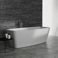 Ideal Standard Adapto 1700 x 800mm Freestanding Double Ended Bath with Clicker Waste - Modern Freestanding Bath -Deals Freestanding Baths Store T465701 D2 460 1