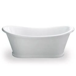 Clearwater Boat 1650 x 705 Traditional Freestanding Roll Top Bath - T5C | Double Ended Luxury Bath