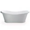 Clearwater Boat 1800 x 885 Traditional Freestanding Bath - T6C | Double Ended Roll Top Bath