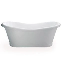 Clearwater Boat 1800 x 885 Traditional Freestanding Bath - T6C | Double Ended Roll Top Bath