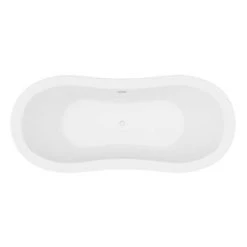 Trafalgar Grey 1685 x 745 Double Ended Slipper Roll Top Bath | Luxurious Freestanding Bath Tub -Deals Freestanding Baths Store TGRY1685 n d3 460