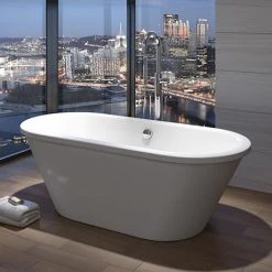 Trojan Savoy 1700 x 755mm Double Ended Freestanding Bath - Modern Luxury Design