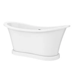Trafalgar 1685 x 745 Double Ended Slipper Roll Top Bath - Luxurious Freestanding Bathtub -Deals Freestanding Baths Store TWHT1685 n d5 460