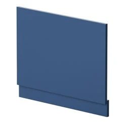 Venice Abstract/Urban 800 End Bath Panel Satin Blue | Modern Bathroom Design