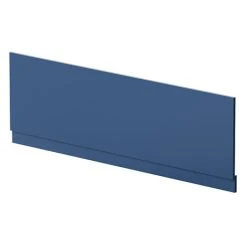 Venice Abstract / Urban 1800 Front Bath Panel Satin Blue | Modern Bathroom Design