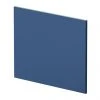 Venice Abstract Urban Satin Blue L-Shaped End Bath Panel - 700mm | Modern Bathroom Design