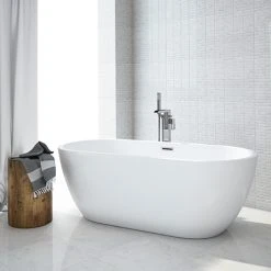 Verona Freestanding Modern Bath - Contemporary Freestanding Bathtub by Victorian Plumbing