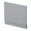 Venice Abstract/Urban 800 End Bath Panel in Satin Grey | Modern Bathroom Design