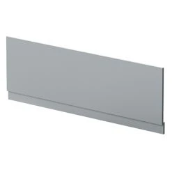 Venice Abstract/Urban 1700 Front Bath Panel in Satin Grey | Modern Bathroom Design