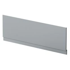 Venice Abstract / Urban 1800 Front Bath Panel Satin Grey | Modern Bathroom Design
