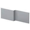 Venice Abstract Urban Satin Grey L-Shaped Front Bath Panel - 1700mm | Modern Bathroom Design 1 Venice Abstract Urban Satin Grey L-Shaped Front Bath Panel - 1700mm | Modern Bathroom Design -Deals Freestanding Baths Store VGLFP17 p
