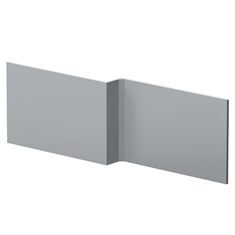 Venice Abstract Urban Satin Grey L-Shaped Front Bath Panel - 1700mm | Modern Bathroom Design 3 Venice Abstract Urban Satin Grey L-Shaped Front Bath Panel - 1700mm | Modern Bathroom Design