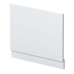 Venice Abstract / Urban 750 End Bath Panel Satin White | Premium Bath Panels
