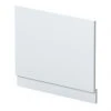 Venice Abstract / Urban 800 End Bath Panel in Satin White | Premium Bath Panels