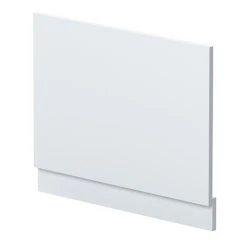 Venice Abstract / Urban 800 End Bath Panel in Satin White | Premium Bath Panels