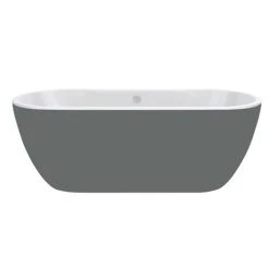 Verona Grey Freestanding Modern Bath - Stylish & Contemporary Design 8 Verona Grey Freestanding Modern Bath - Stylish & Contemporary Design -Deals Freestanding Baths Store Verona Grey Freestanding Modern Bath d2 460
