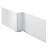 Milan Acrylic Square Offset Front Panel for 1700 L-Shaped Shower Baths | Victorian Plumbing