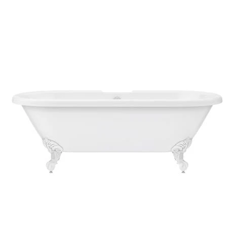 Duke 1795 Traditional Roll Top Bath with White Leg Set - Double Ended Freestanding Bath 6 Duke 1795 Traditional Roll Top Bath with White Leg Set - Double Ended Freestanding Bath - Image 4