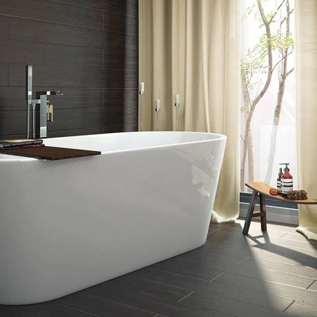 Brooklyn 1700 x 800mm Double Ended Freestanding Bath - Modern Luxury Design 4 Brooklyn 1700 x 800mm Double Ended Freestanding Bath - Modern Luxury Design - Image 2