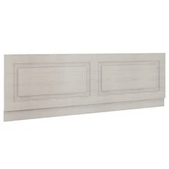 York 1800mm Grey Traditional Front Bath Panel & Plinth - Victorian Plumbing