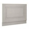 York 750mm Grey Traditional End Bath Panel & Plinth - Victorian Plumbing