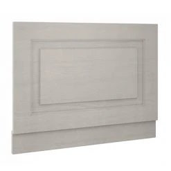 York 750mm Grey Traditional End Bath Panel & Plinth - Victorian Plumbing